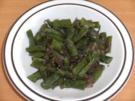 Beilage: Bohnengemüse mit Entenschmalz - Rezept