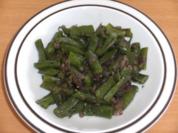 Beilage: Bohnengemüse mit Entenschmalz - Rezept