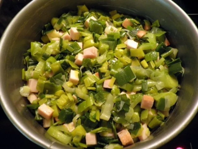 Kleiner Kassler - Porree - Kuchen - Rezept - Bild Nr. 6