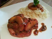 Rezept: Fleisch - Kassler Kotelett mit pikanten Nektarinen Fleisch - Kassler Kotelett mit pikanten Nektarinen - Rezept