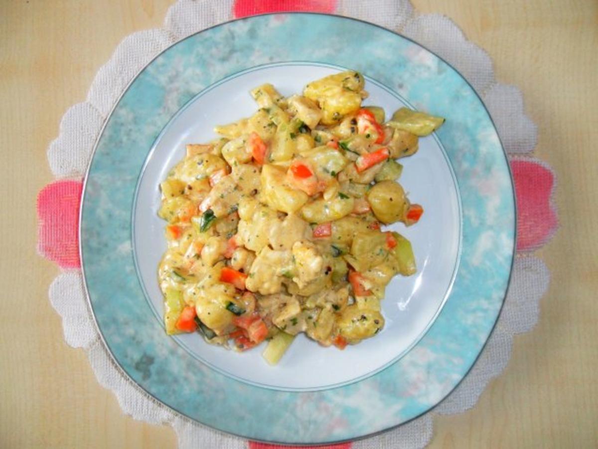 Bilder für Gemüse-Gnocchi-Auflauf mit Hühnchenfleisch - Rezept