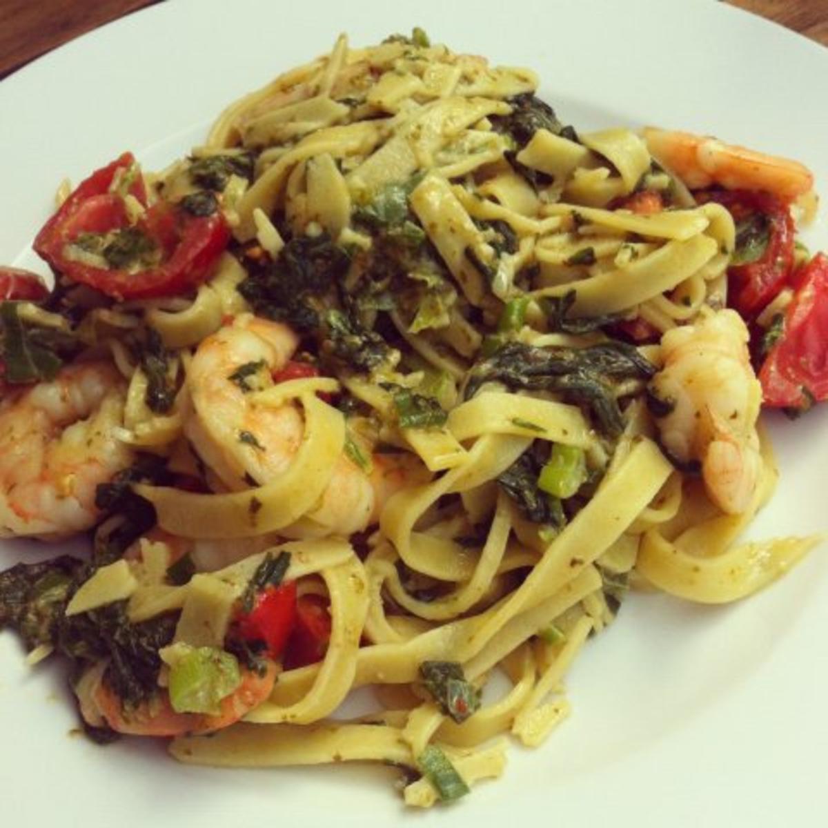 Scampi e spinaci al vapiano - Rezept Durch KimberlyClark