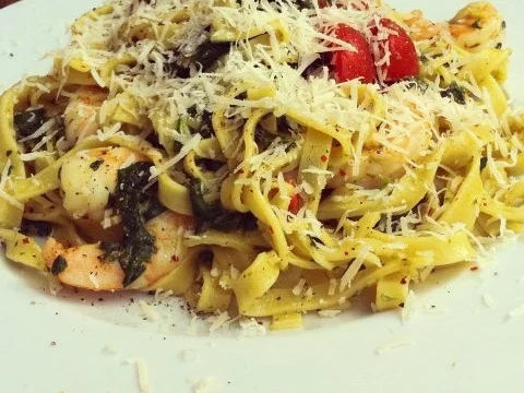Scampi e spinaci al vapiano - Rezept - Bild Nr. 2