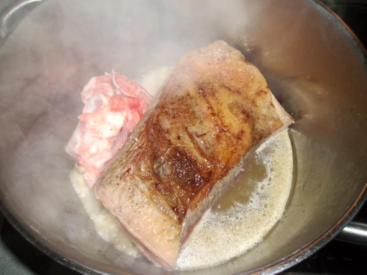 Gekochtes Rindfleisch mit Röstkartoffeln und Semmelkren - Rezept - Bild Nr. 4