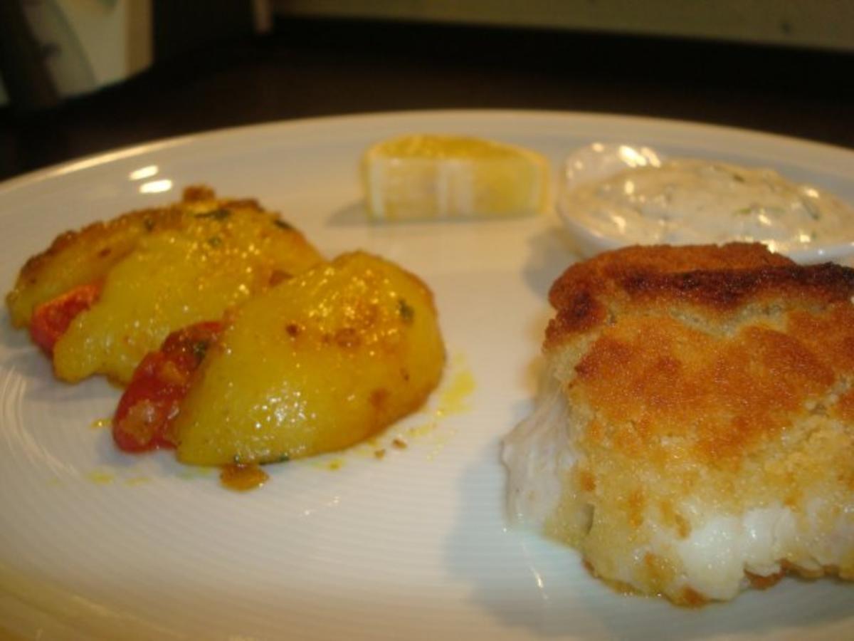 Kabeljau mit Zitronenkruste, Bombay-Kartoffeln und Joghurt-Dip - Rezept - Bild Nr. 7