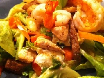 Salat  Surf and Turf - Rezept