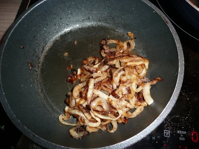 Rezept: Steak mit Zwiebeln , Rösti & Salatmix Bild Nr. 7 Steak mit Zwiebeln , Rösti & Salatmix - Rezept - Bild Nr. 7