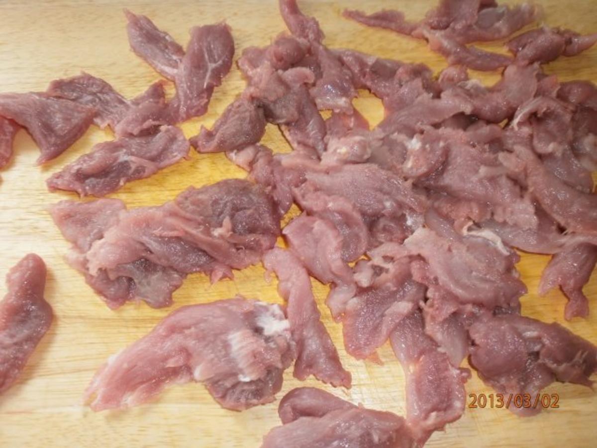 Gebratenes Schweinefilet mit viel frischem Gemüse - Rezept - Bild Nr. 3
