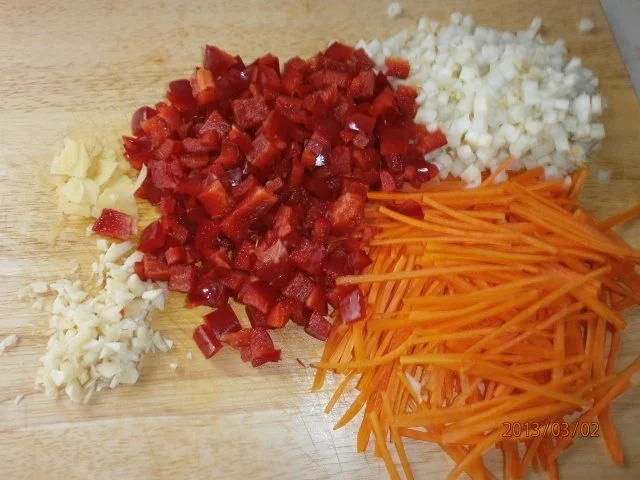 Gebratenes Schweinefilet mit viel frischem Gemüse - Rezept - Bild Nr. 2