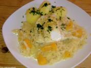 Skreifilet auf Orangenkraut - Rezept