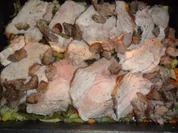 ofenbohnen mit birne und kamm - Rezept