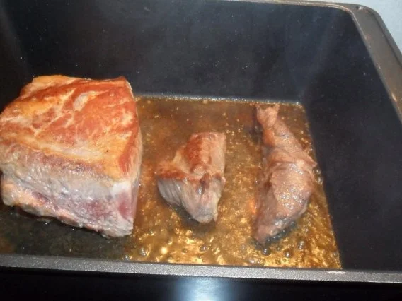 ofenbohnen mit birne und kamm - Rezept - Bild Nr. 5