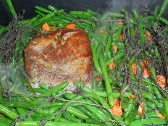 ofenbohnen mit birne und kamm - Rezept - Bild Nr. 9