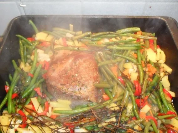 ofenbohnen mit birne und kamm - Rezept - Bild Nr. 11