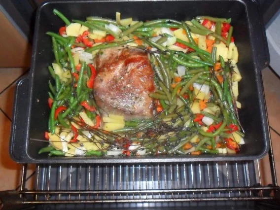 ofenbohnen mit birne und kamm - Rezept - Bild Nr. 12