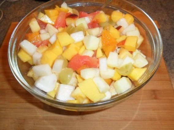 dessert, quarkdessert mit obstsalat---wieder frühlingssuche... - Rezept - Bild Nr. 2