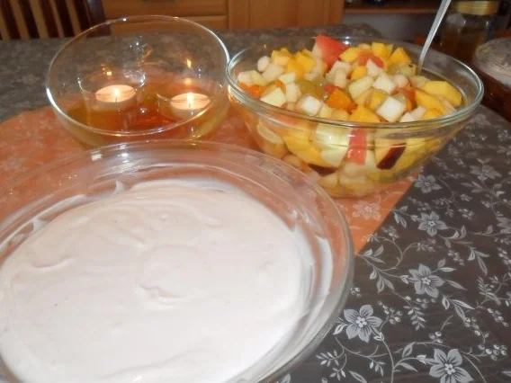 dessert, quarkdessert mit obstsalat---wieder frühlingssuche... - Rezept - Bild Nr. 4