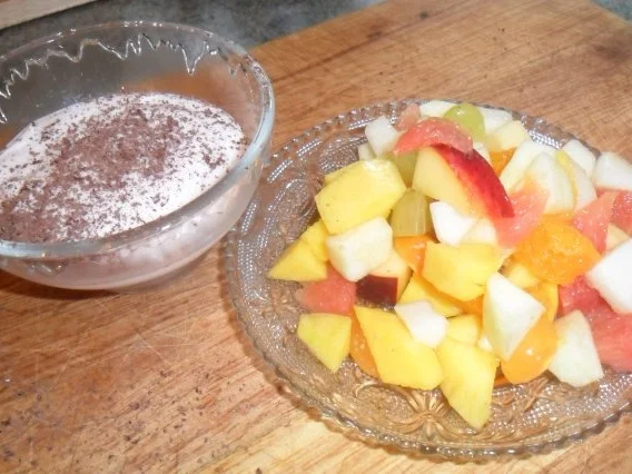 dessert, quarkdessert mit obstsalat---wieder frühlingssuche... - Rezept - Bild Nr. 5