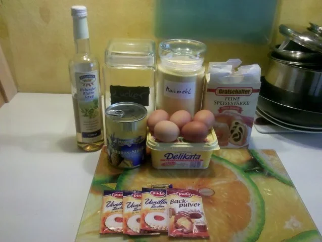 Kuchen: Ananas-Holunderkuchen - Rezept - Bild Nr. 2