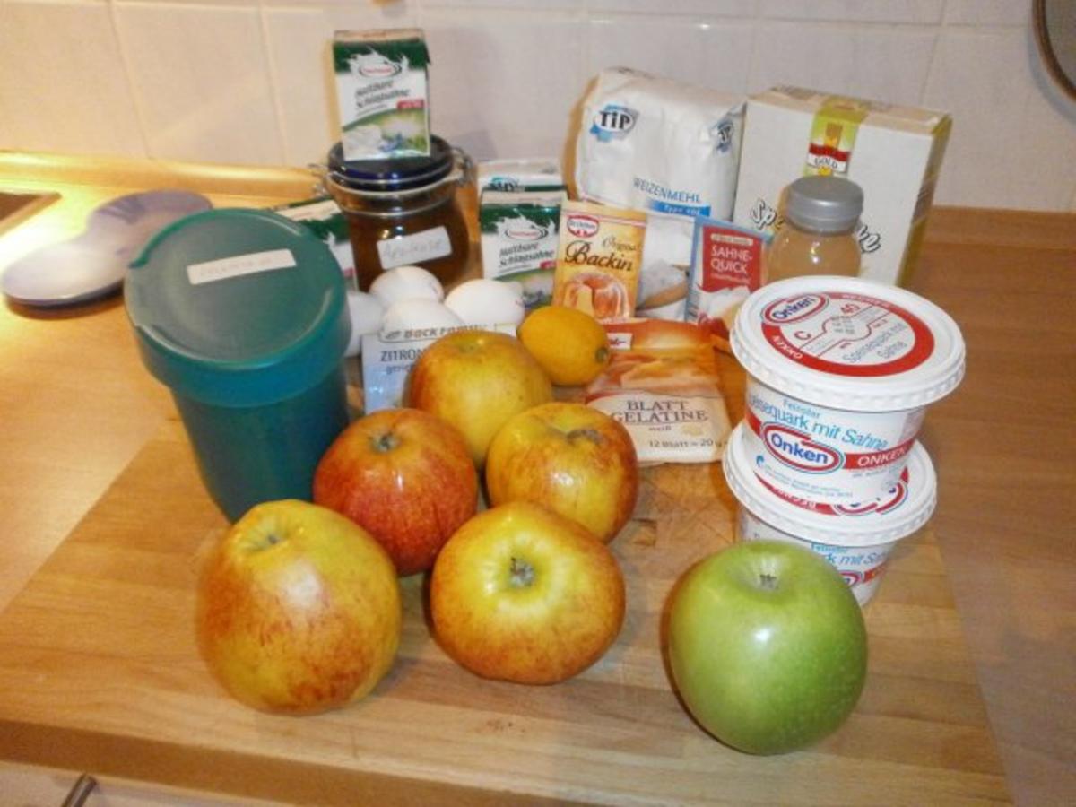 Apfel Quark Kuchen - Rezept - Bild Nr. 6