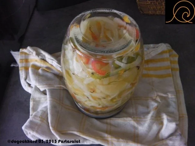 Rezept: ungarischer hausgemachter, eingemachter Pustasalat Bild Nr. 8 ungarischer hausgemachter, eingemachter Pustasalat - Rezept - Bild Nr. 8