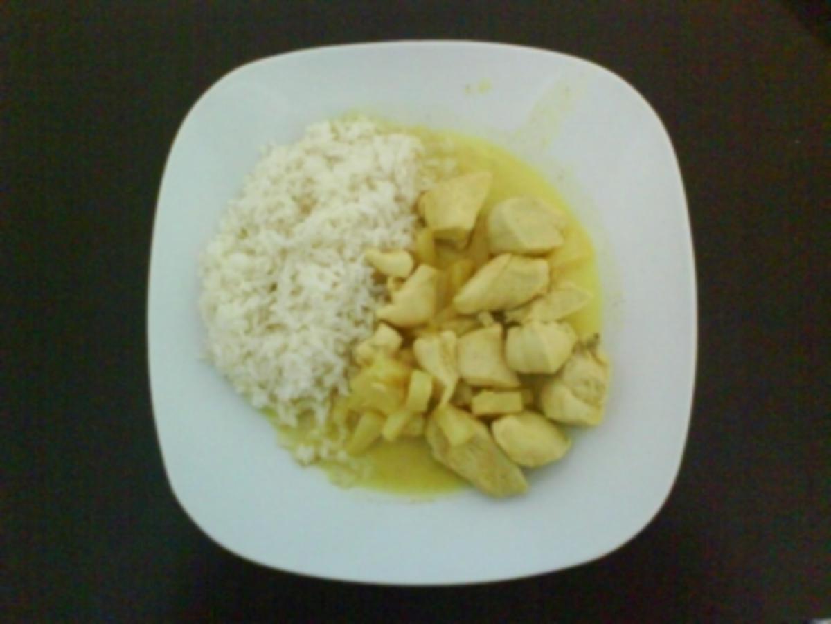 Putenpfanne mit Curry und Ananas - Rezept