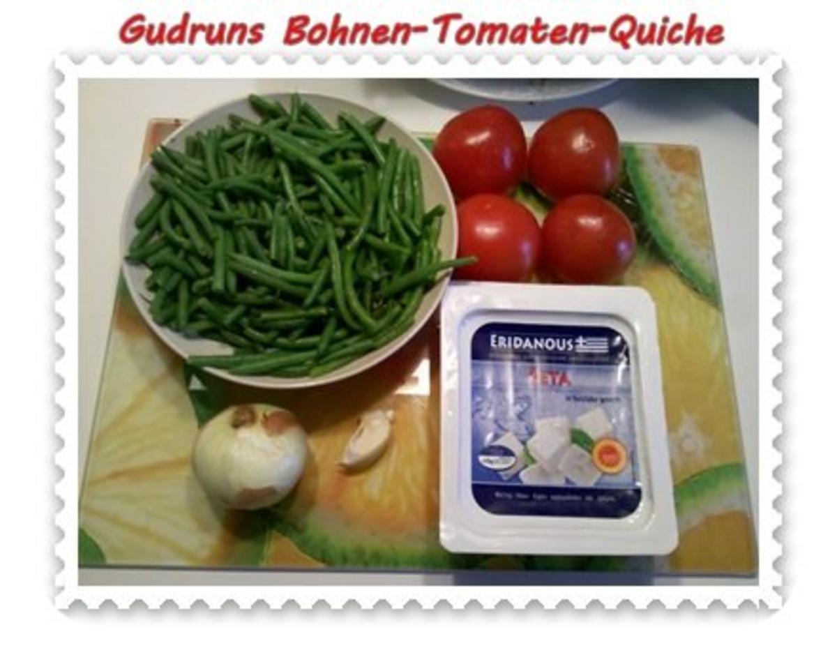 Quiche: Bohnen-Tomaten-Quiche - Rezept - Bild Nr. 2