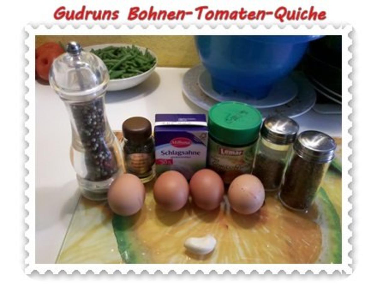 Quiche: Bohnen-Tomaten-Quiche - Rezept - Bild Nr. 3