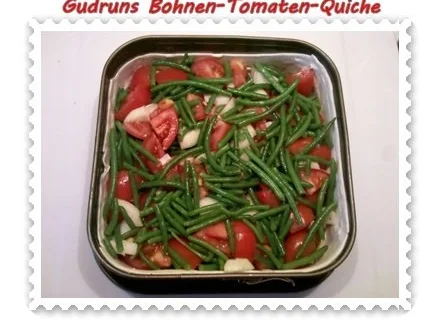 Rezept: Quiche: Bohnen-Tomaten-Quiche Bild Nr. 6 Quiche: Bohnen-Tomaten-Quiche - Rezept - Bild Nr. 6