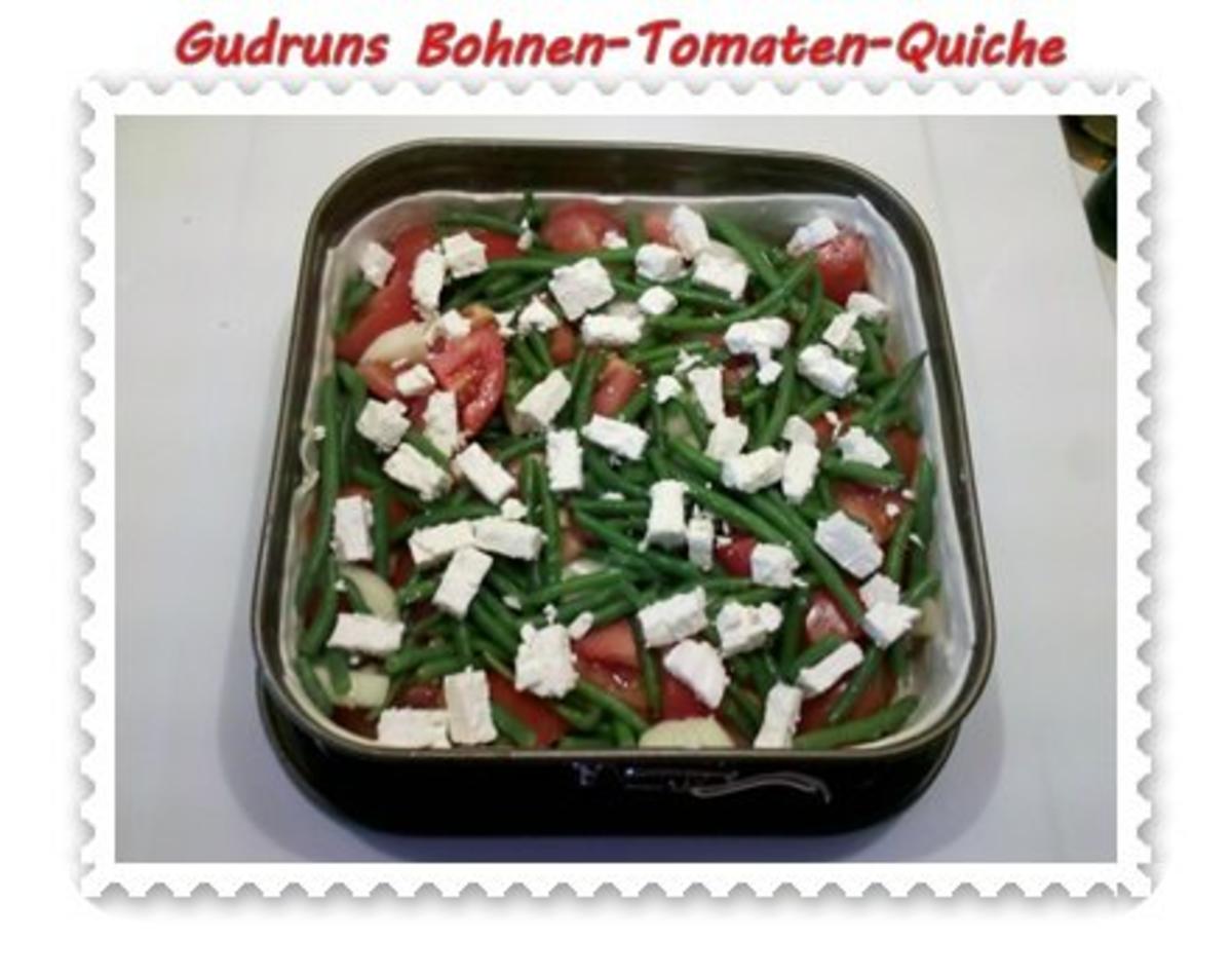 Quiche: Bohnen-Tomaten-Quiche - Rezept - Bild Nr. 8