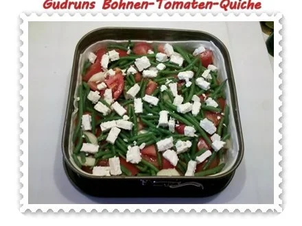 Rezept: Quiche: Bohnen-Tomaten-Quiche Bild Nr. 8 Quiche: Bohnen-Tomaten-Quiche - Rezept - Bild Nr. 8