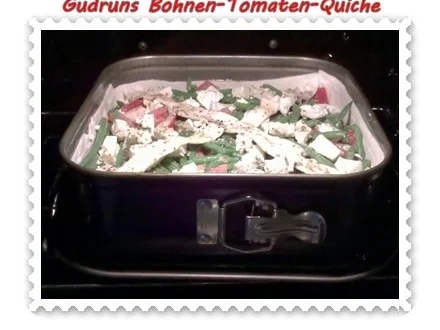 Rezept: Quiche: Bohnen-Tomaten-Quiche Bild Nr. 10 Quiche: Bohnen-Tomaten-Quiche - Rezept - Bild Nr. 10