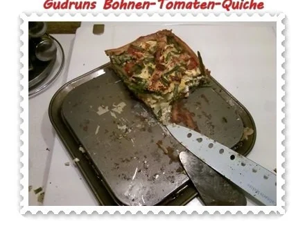 Rezept: Quiche: Bohnen-Tomaten-Quiche Bild Nr. 11 Quiche: Bohnen-Tomaten-Quiche - Rezept - Bild Nr. 11
