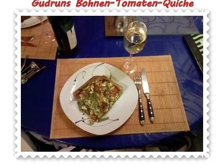 Rezept: Quiche: Bohnen-Tomaten-Quiche Bild Nr. 12 Quiche: Bohnen-Tomaten-Quiche - Rezept - Bild Nr. 12