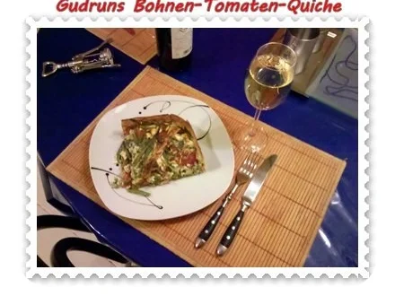 Rezept: Quiche: Bohnen-Tomaten-Quiche Bild Nr. 13 Quiche: Bohnen-Tomaten-Quiche - Rezept - Bild Nr. 13