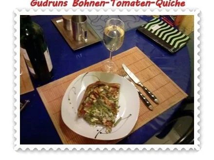Rezept: Quiche: Bohnen-Tomaten-Quiche Bild Nr. 14 Quiche: Bohnen-Tomaten-Quiche - Rezept - Bild Nr. 14