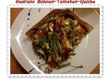 Rezept: Quiche: Bohnen-Tomaten-Quiche Bild Nr. 15 Quiche: Bohnen-Tomaten-Quiche - Rezept - Bild Nr. 15