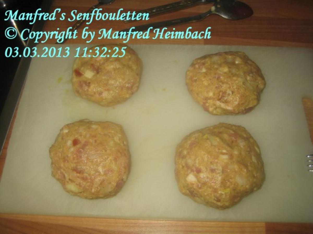 Hackfleisch - Manfred’s Senfbouletten - Rezept - Bild Nr. 4