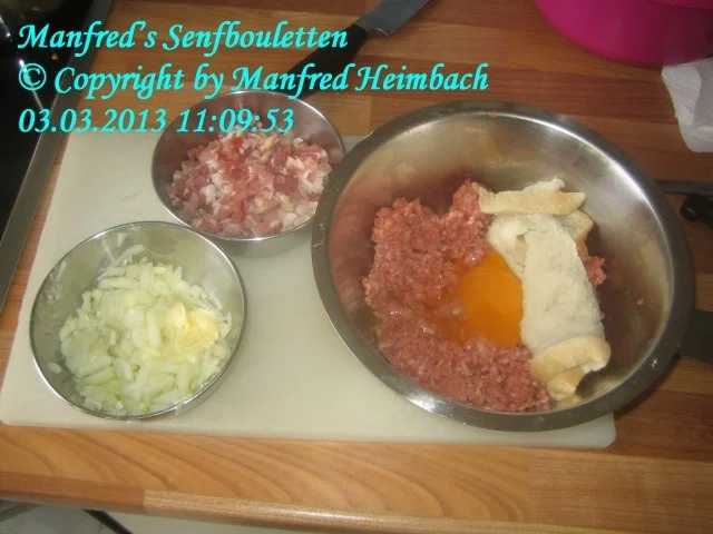 Hackfleisch - Manfred’s Senfbouletten - Rezept - Bild Nr. 6