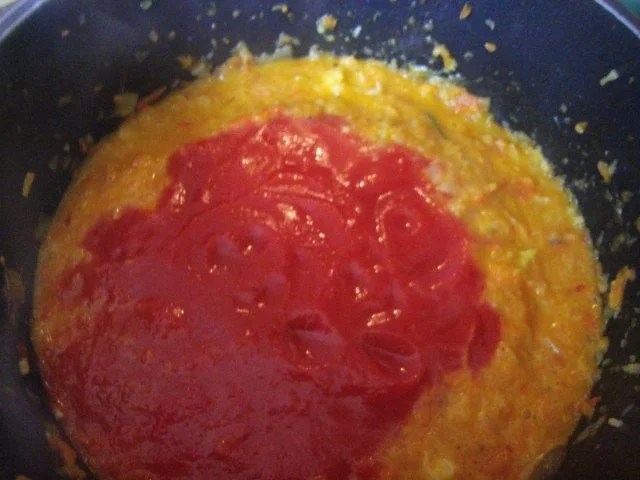 Jägerschnitzel mit gemüsiger Tomatensoße - Rezept - Bild Nr. 12