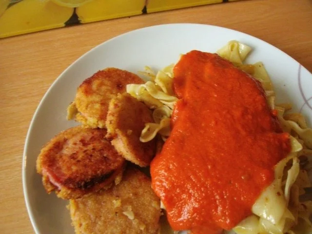 Jägerschnitzel mit gemüsiger Tomatensoße - Rezept - Bild Nr. 15