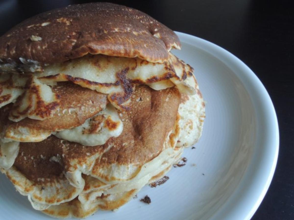 Bilder für Pancakes mit Mehl und Salz - Rezept