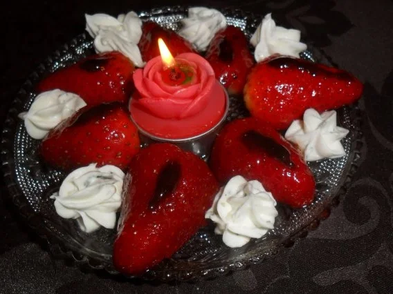 scharfe früchtchen mit käsecreme - Rezept