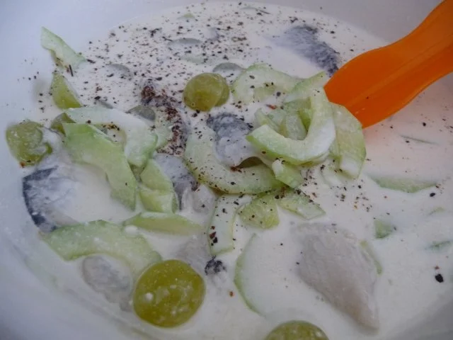 Rezept: Fisch : Bismarckhering in Frischkäsesoße Bild Nr. 4 Fisch : Bismarckhering in Frischkäsesoße - Rezept - Bild Nr. 4