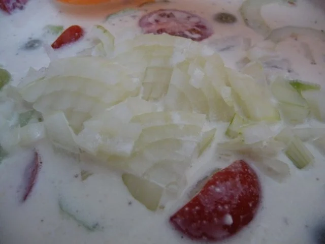 Rezept: Fisch : Bismarckhering in Frischkäsesoße Bild Nr. 5 Fisch : Bismarckhering in Frischkäsesoße - Rezept - Bild Nr. 5