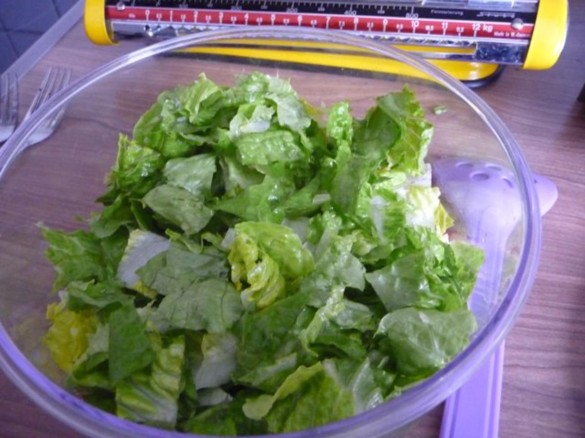 Salat : Gemischten Salat mit Schnittkäse - Rezept - Bild Nr. 4