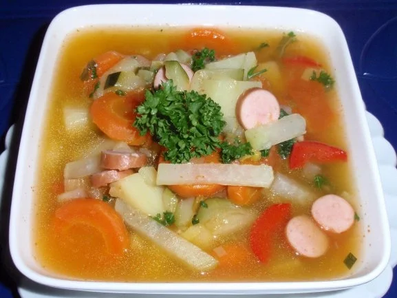 Rezept: Kartoffel-Gemüse-Suppe Bild Nr. 14 Kartoffel-Gemüse-Suppe - Rezept - Bild Nr. 14