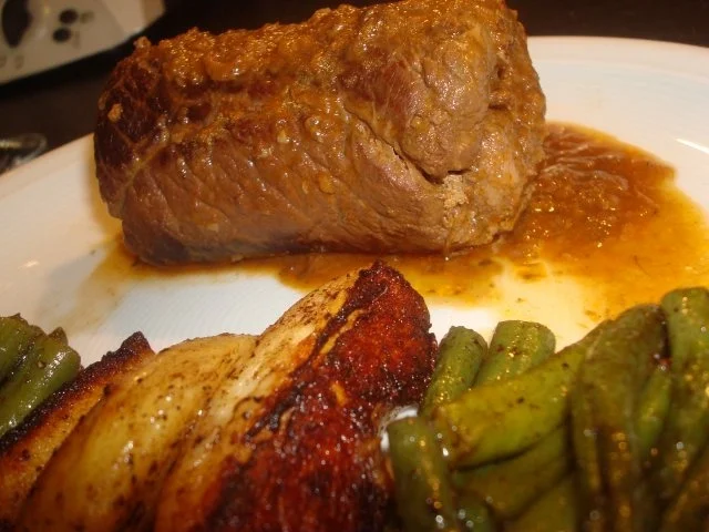 Rouladen mit Bohnen und Kartoffeln - Rezept - Bild Nr. 3