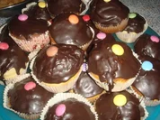 Joghurt - Muffins mit Smarties - Rezept