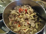 Nackensteak-Pilz-Nudeltopf - Rezept